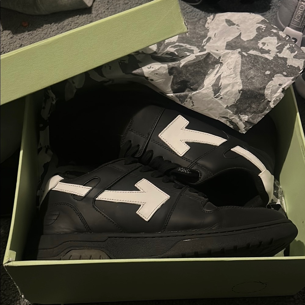 Black and White Sneakers